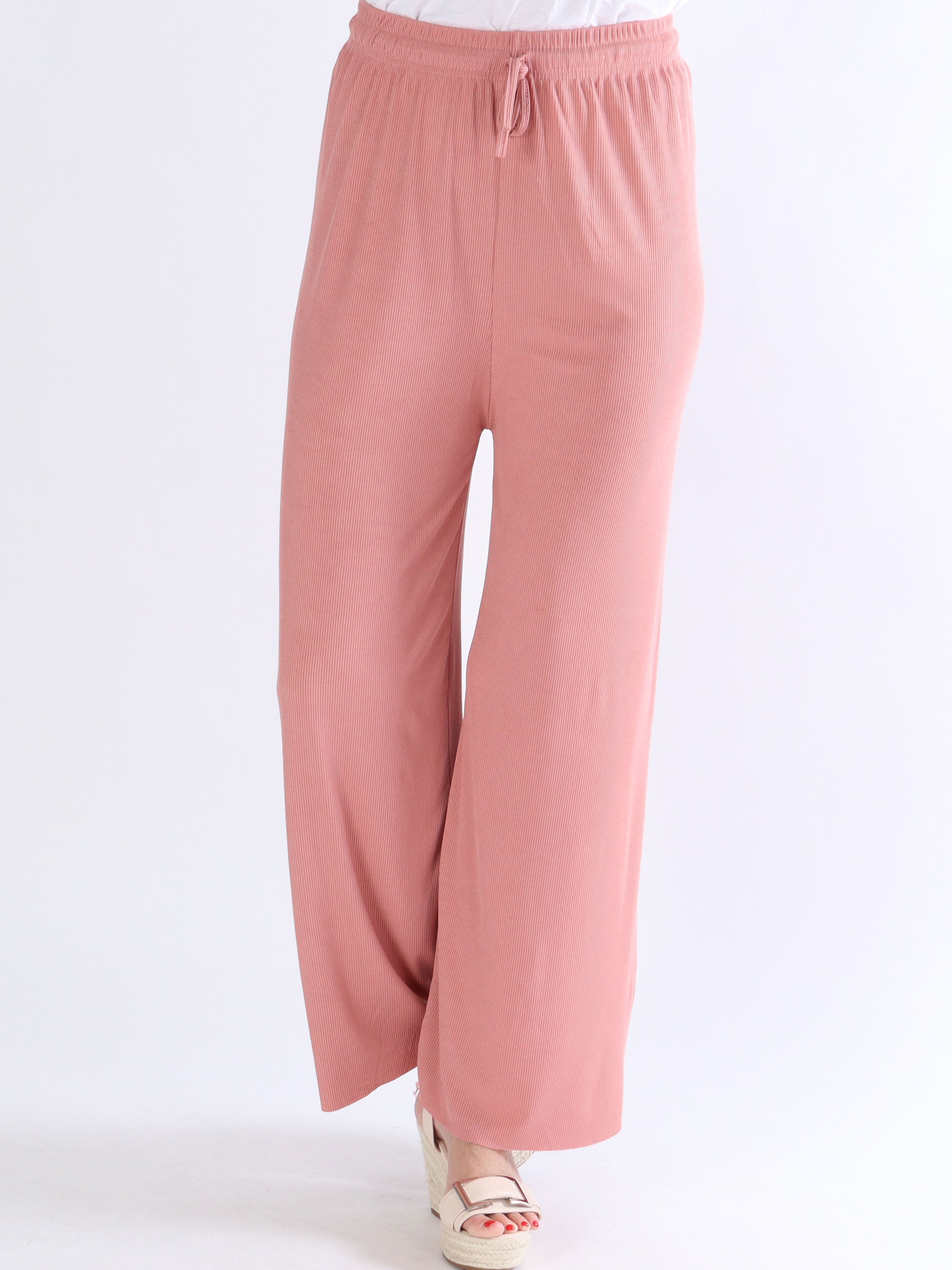 Pernille - Vida byxor i ribb